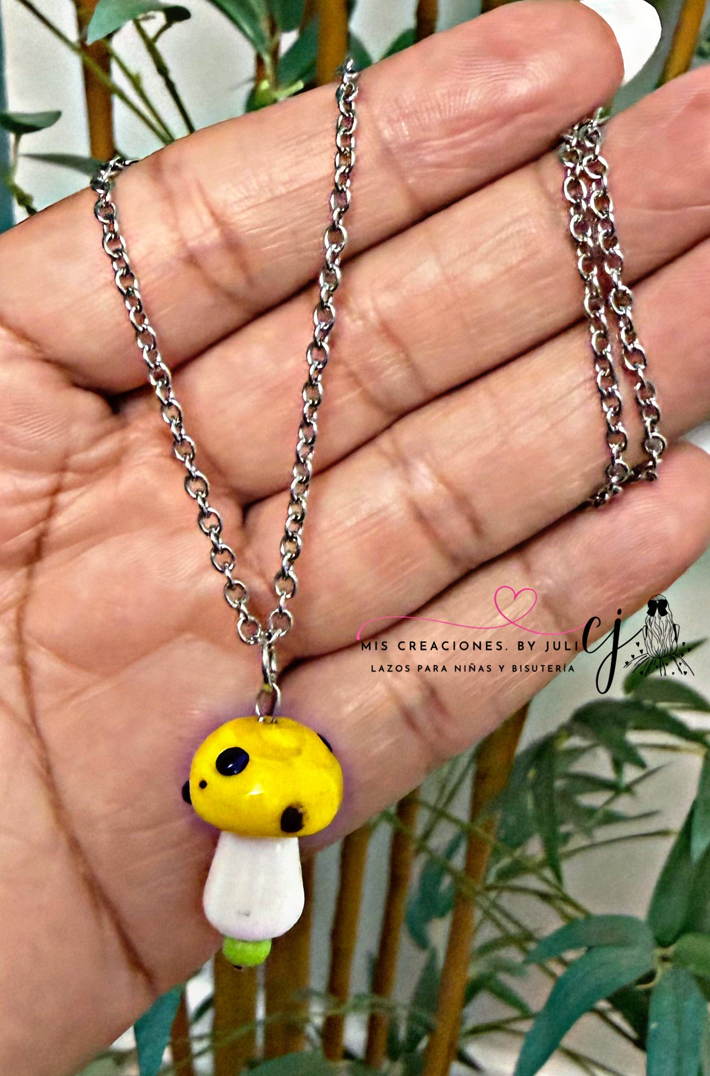 Cadenas con Charm Stainless Steel Plata