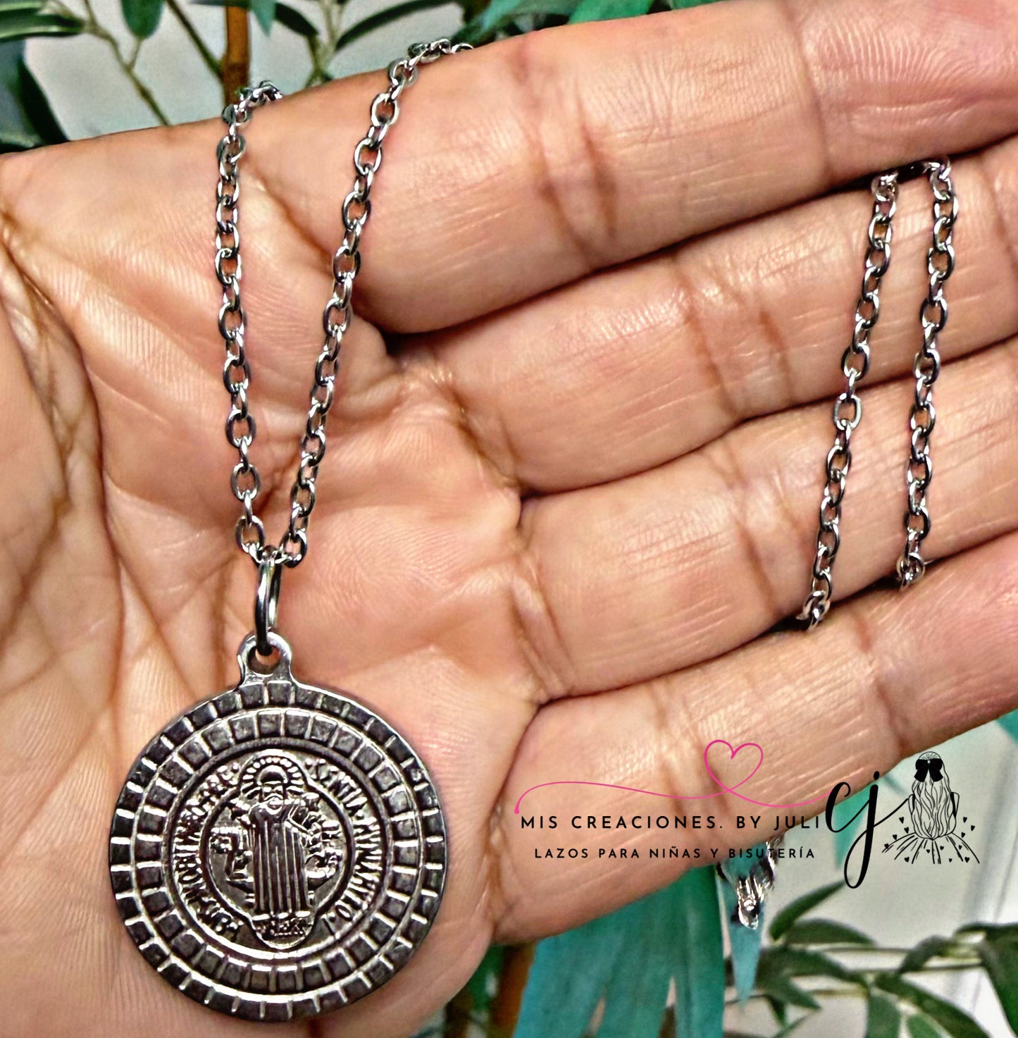 Cadenas con Charm Stainless Steel Plata