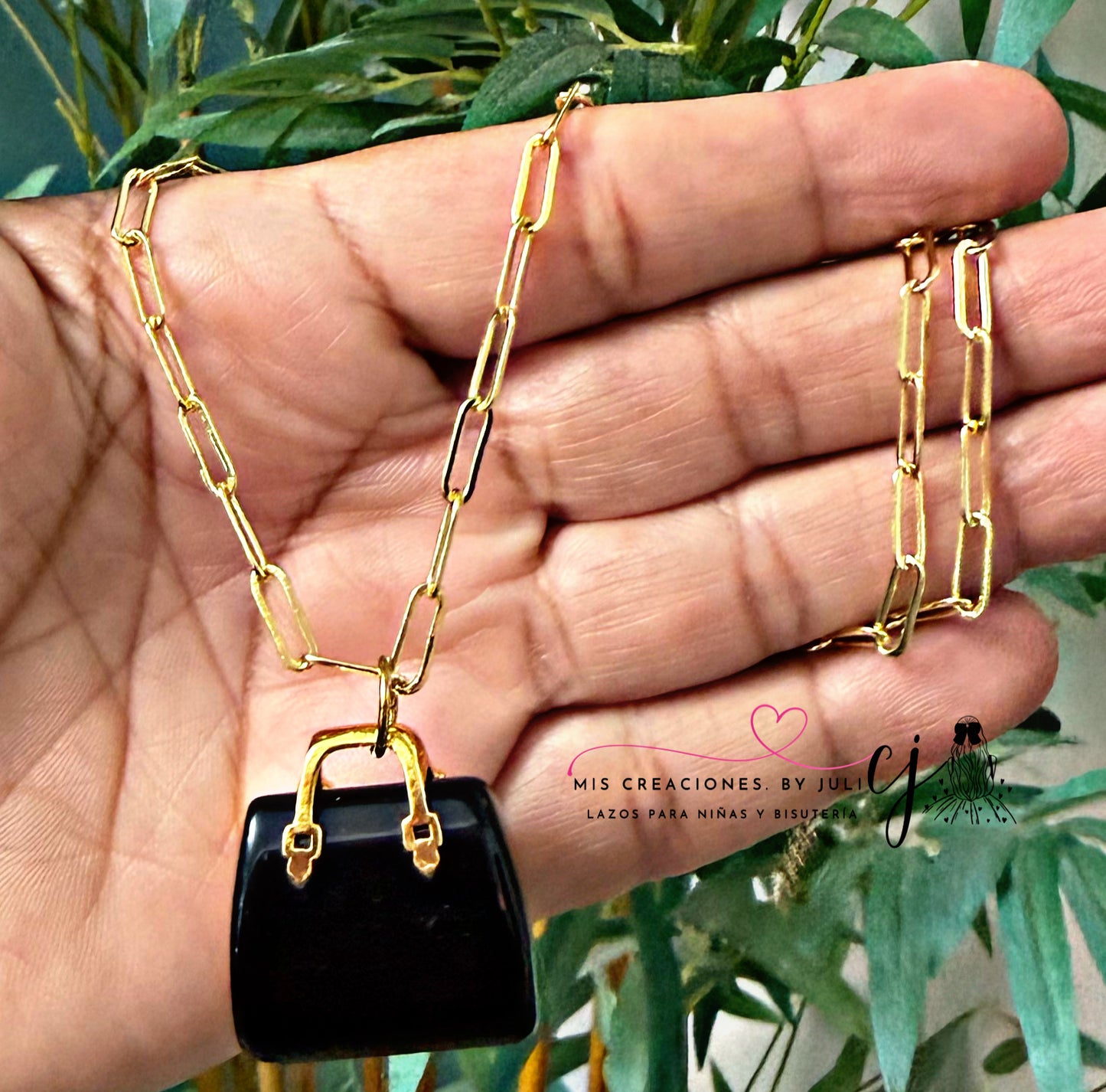 Cadenas con Charm enchapadas en oro