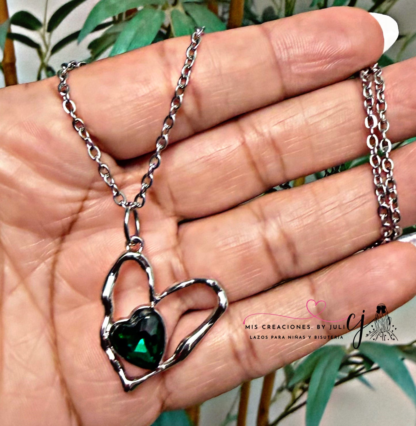 Cadenas con Charm Stainless Steel Plata