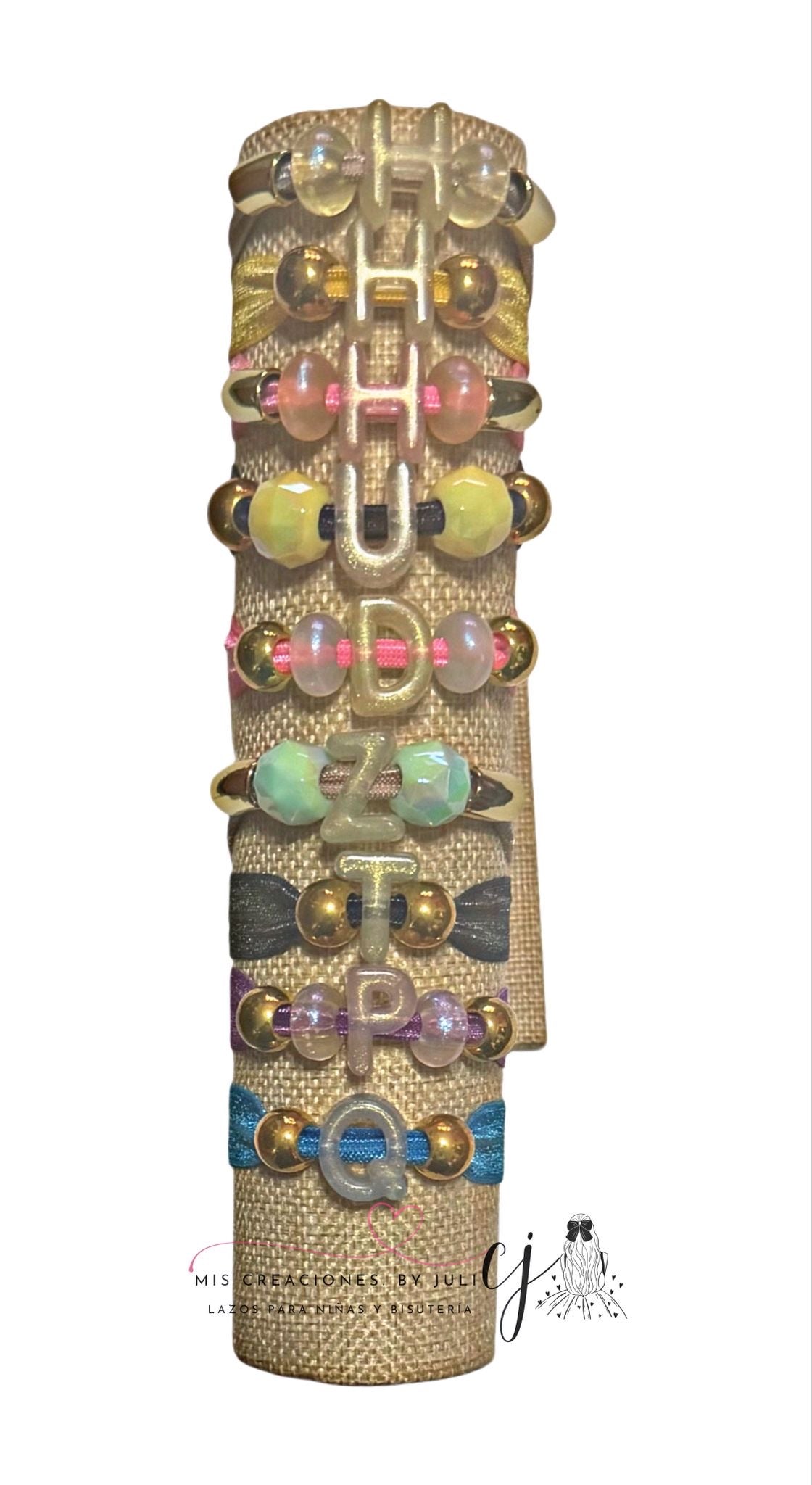 Pulsera con letra inicial